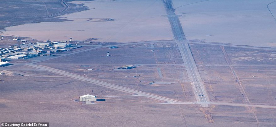 Gabe Zeifman, a private pilot and amateur photographer, spent Christmas day flying his Cessna 150 plane over the NTTR