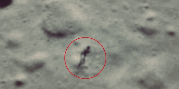 The truth about the mysterious creature walking on the moon